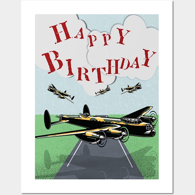 Airplane Poster Wall Art by Alvd Design